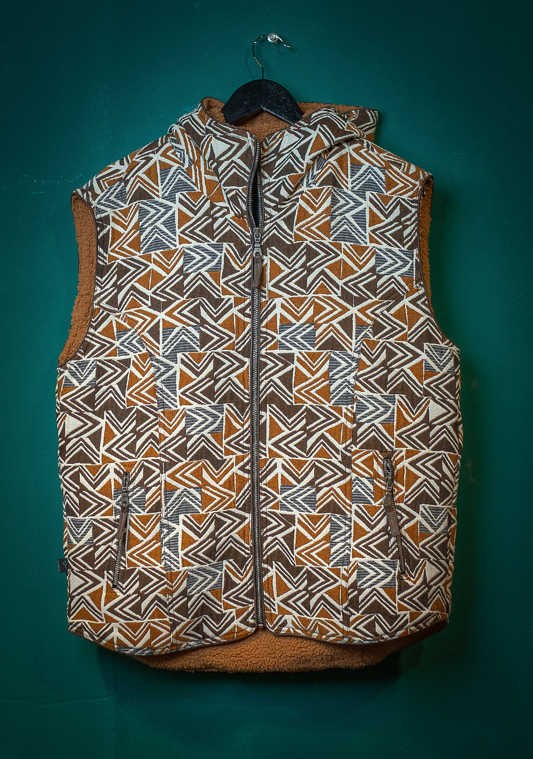 Sleeveless Jacket Men / French Jaquard - ZAMBIA